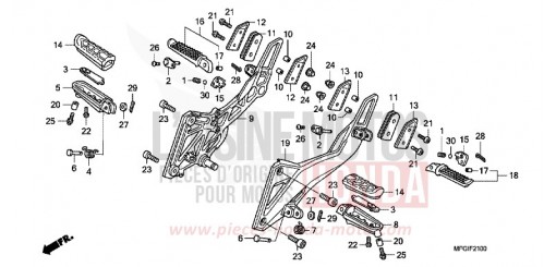 MARCHE CB600FA3A de 2010